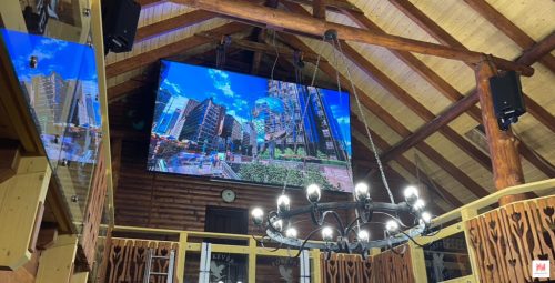 Nyári szezonra bérelhető kültéri P3 LED videófal - 325×181 cm, 3 hónapra