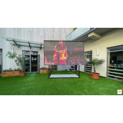   Nyári szezonra bérelhető kültéri P4 LED videófal - 325×181 cm, 3 hónapra
